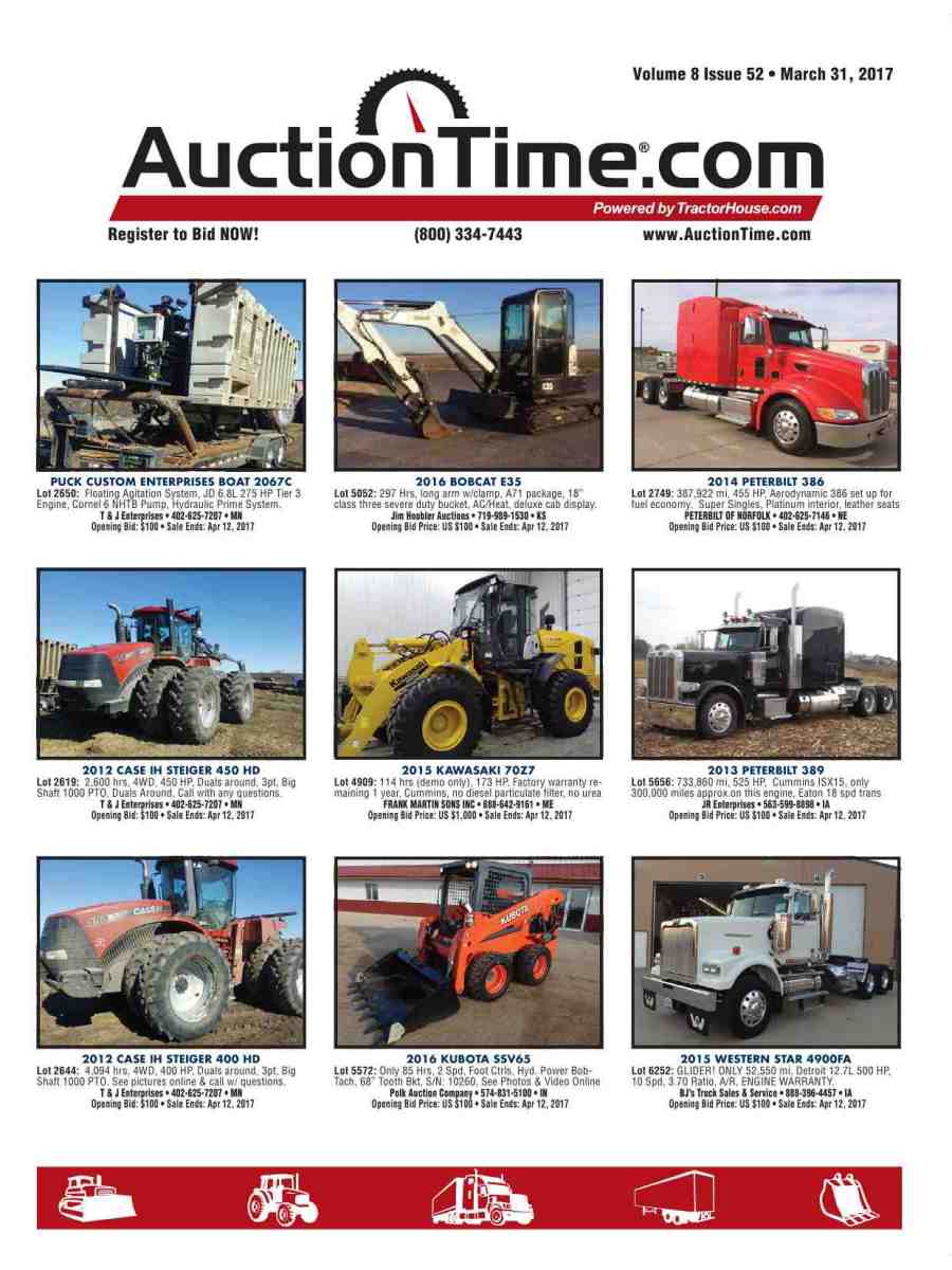 Reproduction of material appearing in AuctionTime.com is strictly prohibited without express prior written consent. AuctionTime.com is a registered ...
